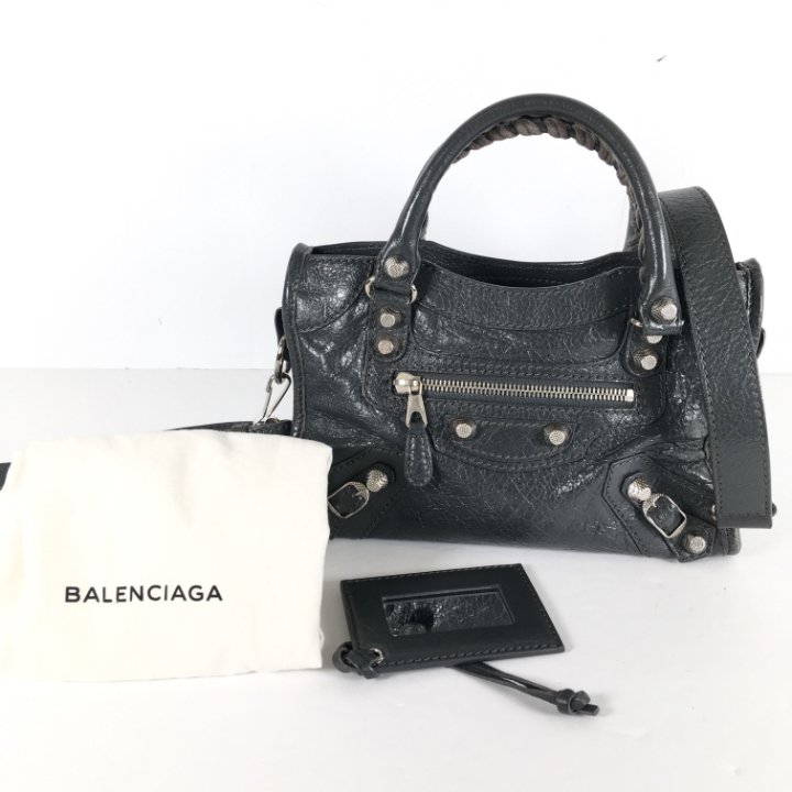 VIP【送料関税込】BALENCIAGA CITY MINI LEATHER HANDBAG Balenciaga Mini City Bag - Luxe Du Jour