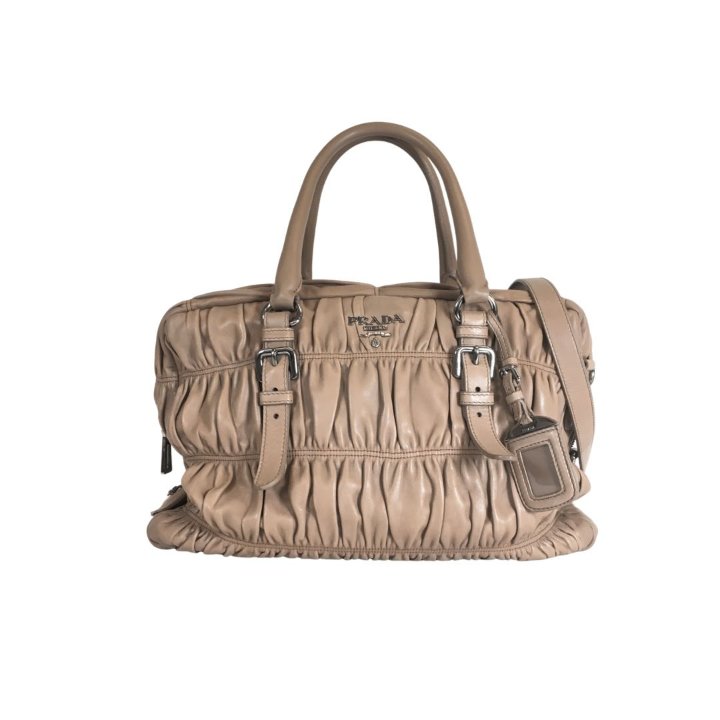 Prada Nappa Gaufre Handle Bag - Luxe Du Jour
