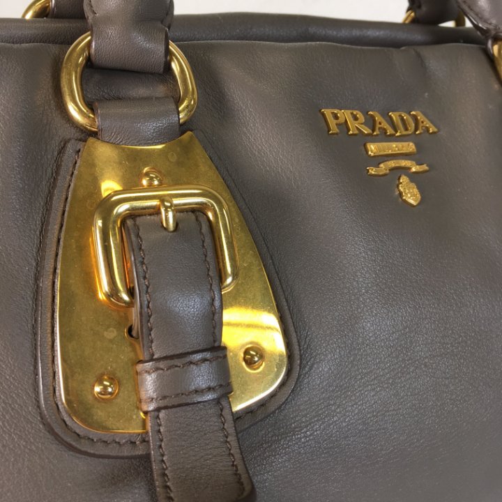 Prada Bauletto Tessuto Shoulder Bag - Luxe Du Jour
