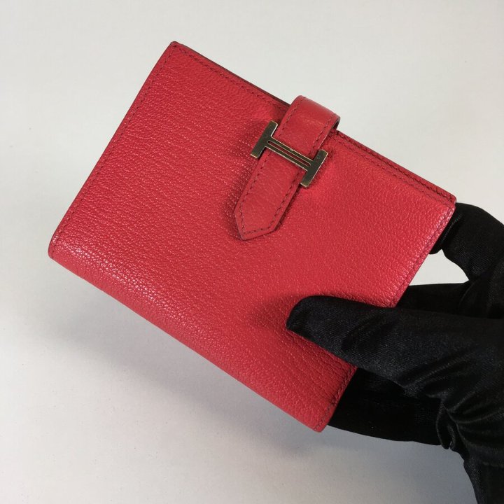 HERMES◆BEARN COMPACT ROSE SAKURA◆ Hermès Rose Sakura Bearn Card Holder – Blogger Armoire