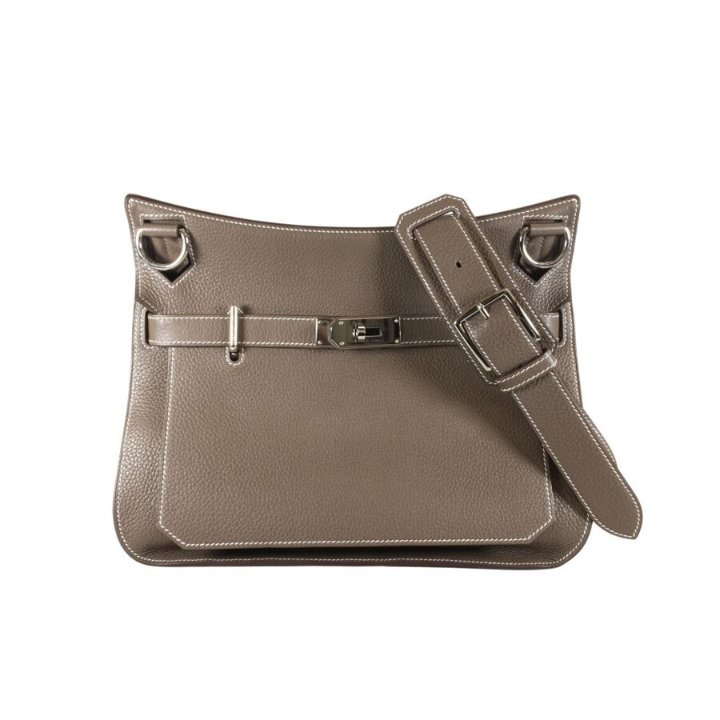 Hermes Etoupe Clemence Jypsiere 34 - Luxe Du Jour