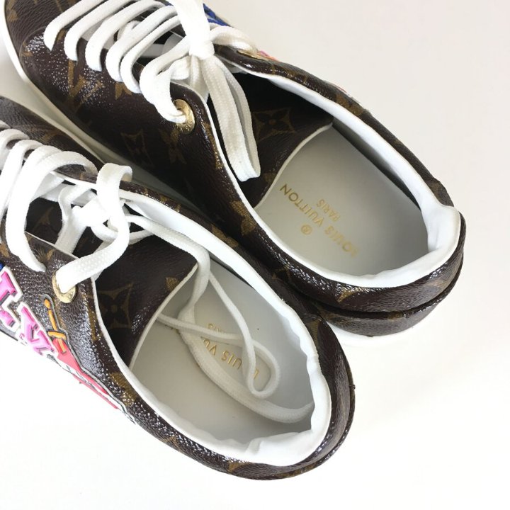 Louis Vuitton Monogram Heart Sneakers Sz 35 - Luxe Du Jour