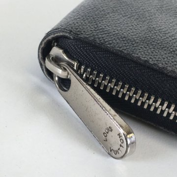 希少品♪【LOUIS VUITTON】Zippy Wallet 財布 Damier Graphite Louis Vuitton Damien Checkered Graphite Zippy Wallet W
