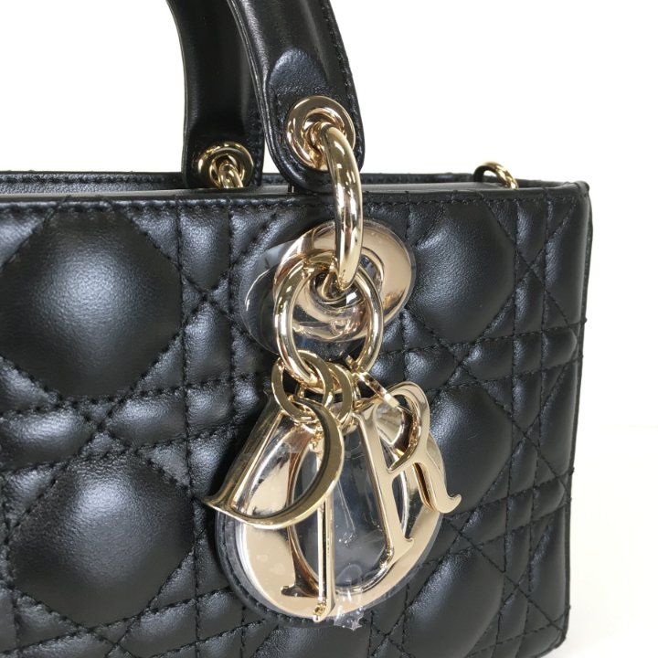 【出会えた一点物】DIOR ペイデントレディディジョイスモール DIOR | Lady D-Joy バッグ スモール カナージュ ラムスキン