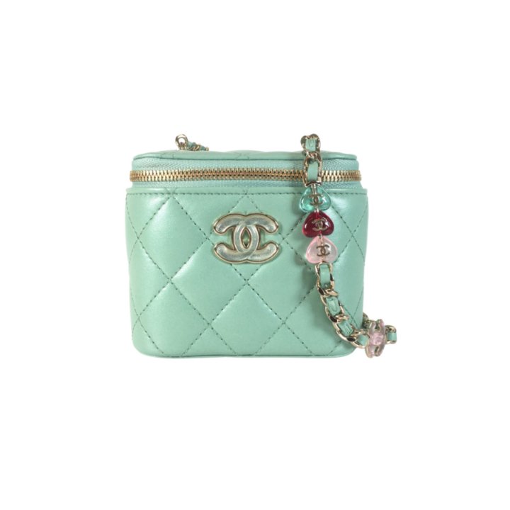 【Chanel】シャネル★Mini vanity case★ミニバニティケース chanel Vanity Case With Chain Mini | eBay