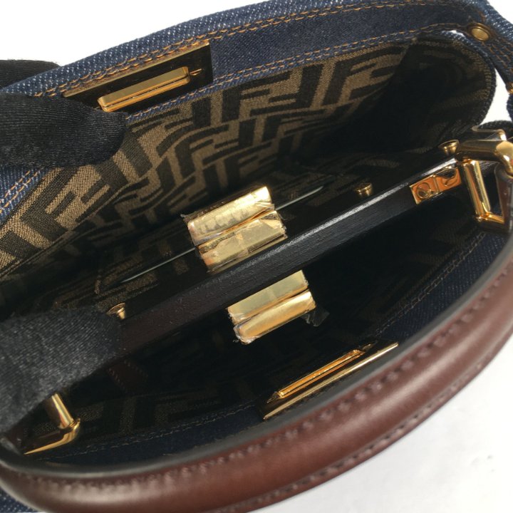 Fendi Denim Peekaboo Mini - Luxe Du Jour