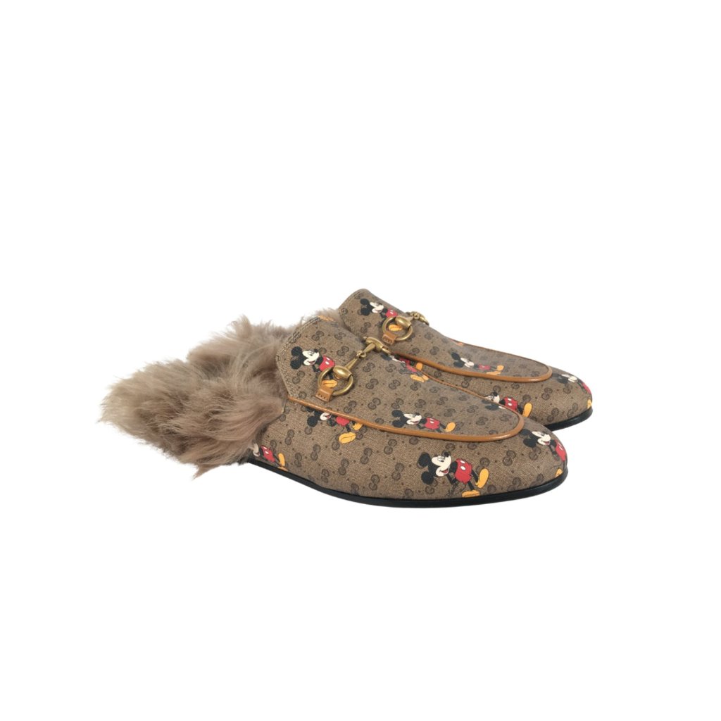 Gucci x Mickey Mouse Loafers Sz 37.5 - Luxe Du Jour