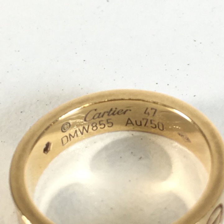 Cartier Love Ring Sz 47 Luxe Du Jour