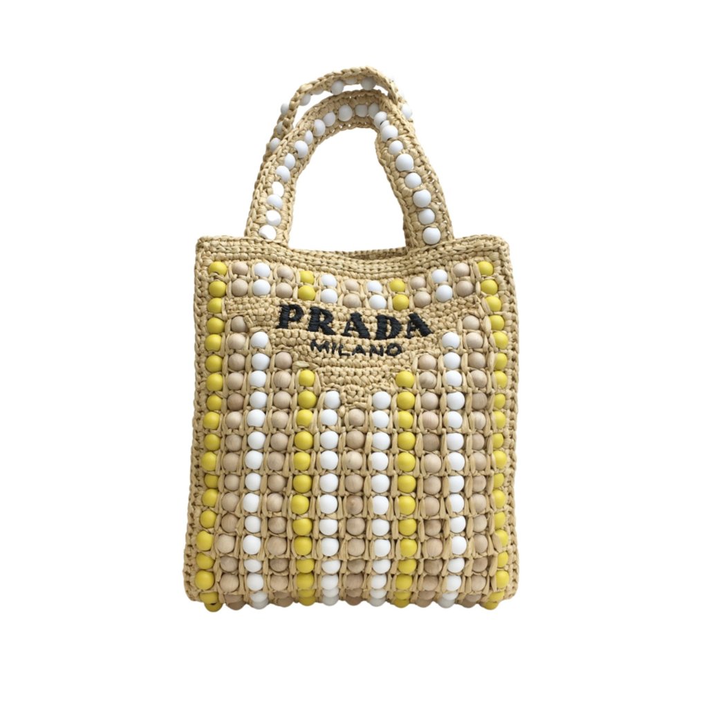 Prada Raffia Mini Tote - Luxe Bag Rental