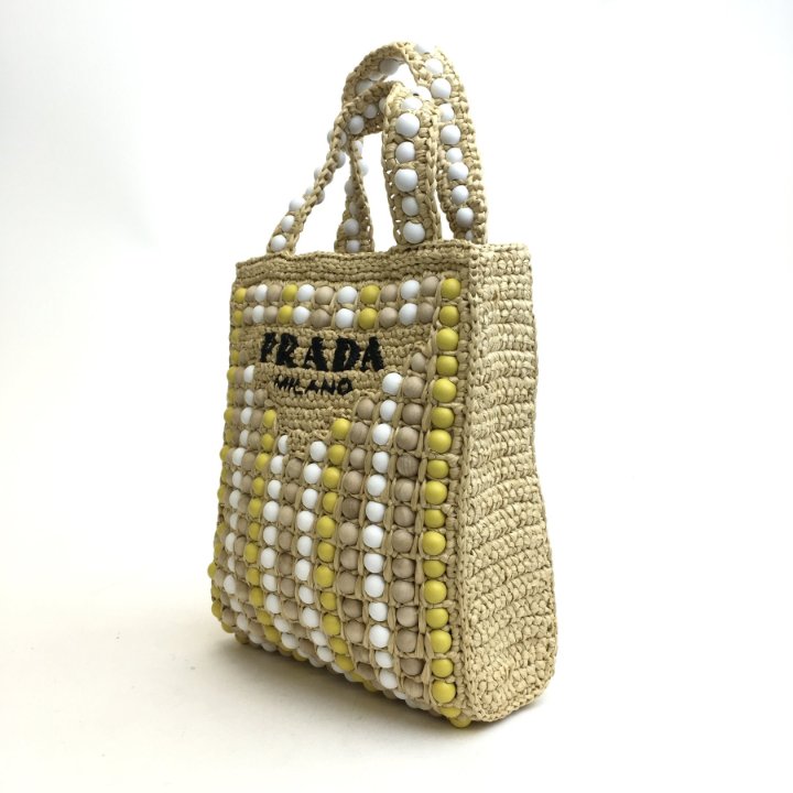 Prada Raffia Mini Tote - Luxe Bag Rental