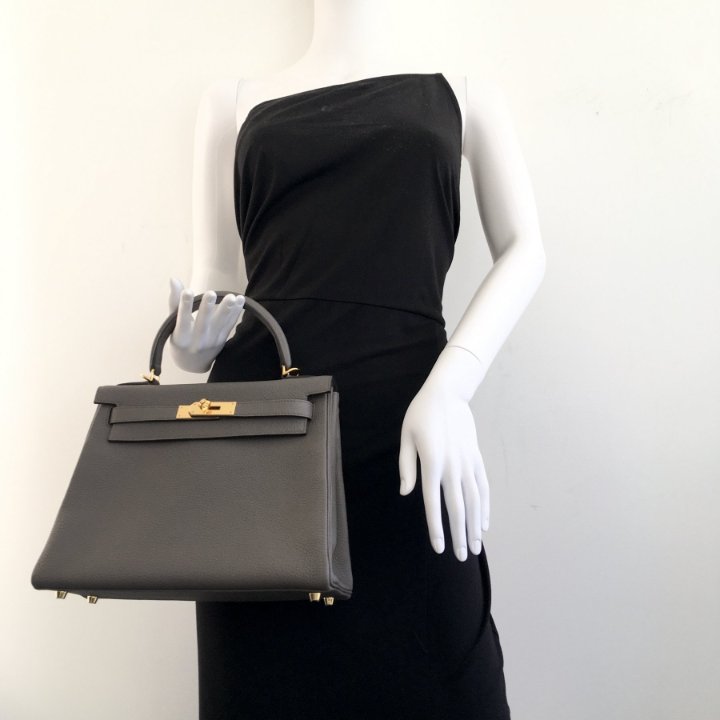 Hermes kelly gris etain shop