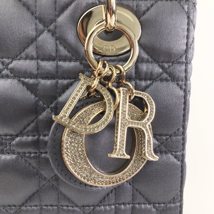 Rare Authentic Christian Dior LadyDiorO1 807 42mm Black