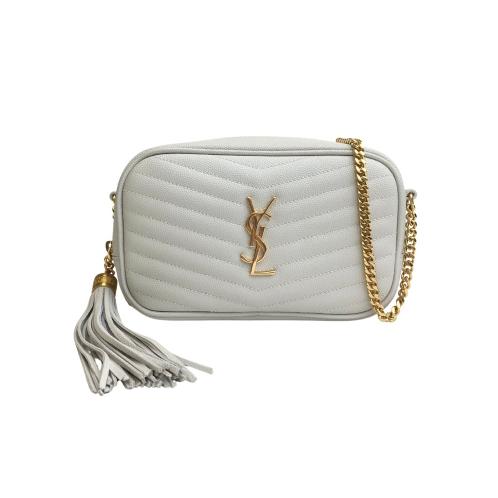 【SAINT LAURENT】LOU MINI CAMERA BAG Saint Laurent Lou Mini YSL Camera Bag in Smooth Quilted
