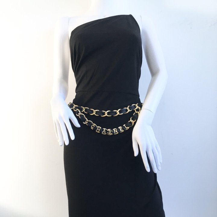 上品カジュアル♡【 CHANEL 】シルク メタル CC ベルト Chanel Woven CC Belt - Luxe Du Jour