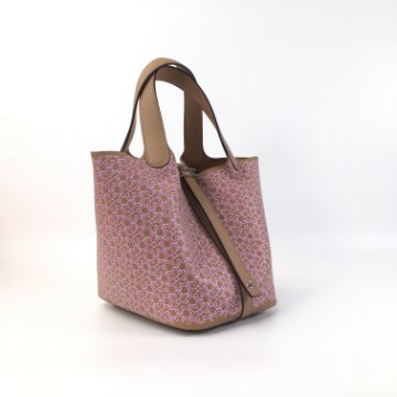 希少品♪【HERMES】ピコタン Picotin Lock Lucky Daisy 18 Bag Hermes Bicolor 