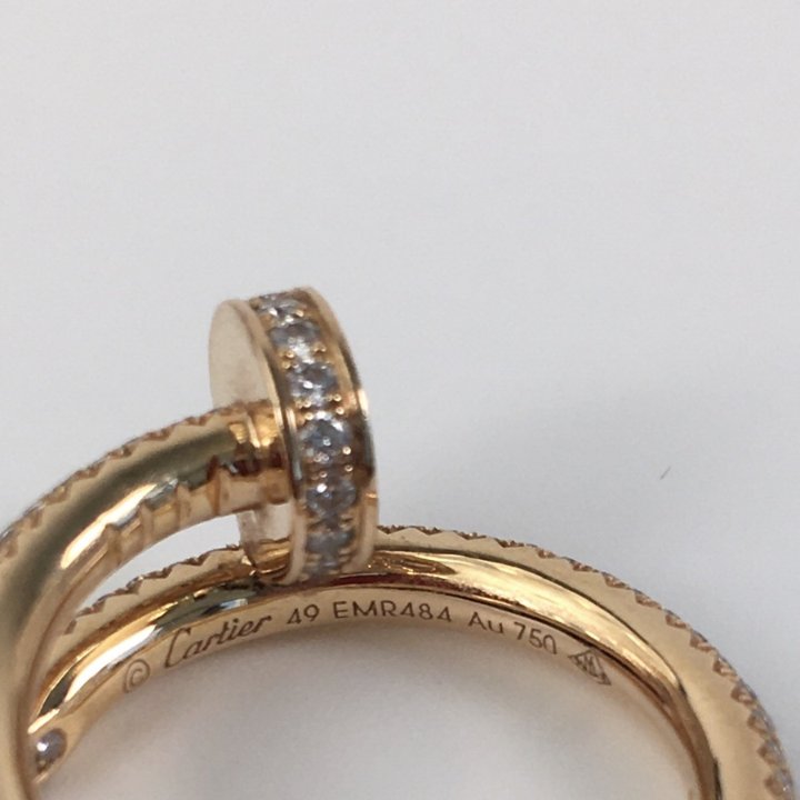 イチ押しアイテム【Cartier】Juste un Clou リング CRB4211900 - Juste un Clou ring - Yellow gold, diamonds