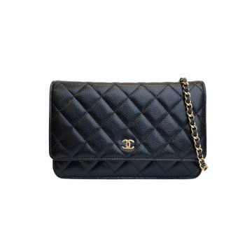 【エレガンスを極める逸品】CHANEL WOC マトラッセ ブラック Chanel WOC Wallet On Chain Cruise Collection - LIMITED
