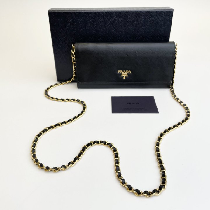 ★PRADA★ [Prada] SS25 Wallet 1ML018QWA Burgundy Small leather wallet | PRADA