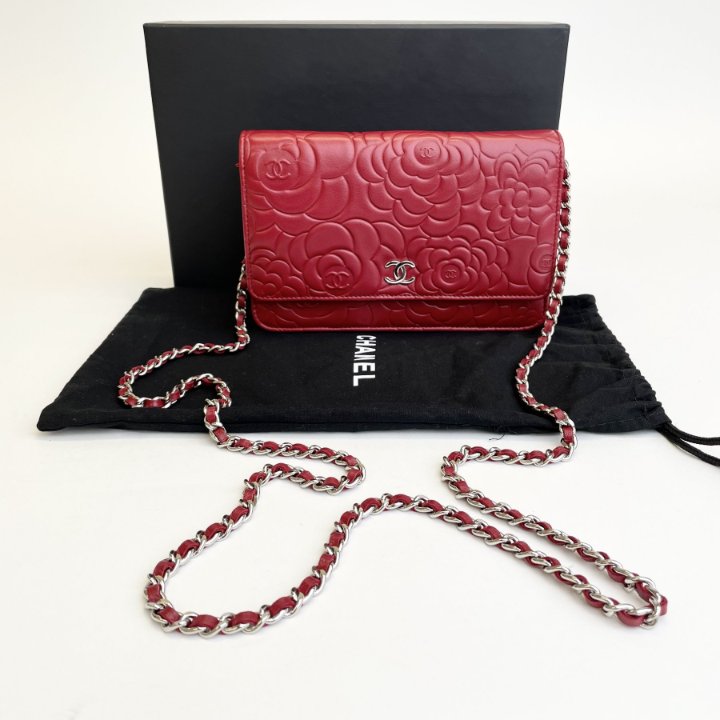 Chanel Camellia Wallet On Chain - Luxe Du Jour