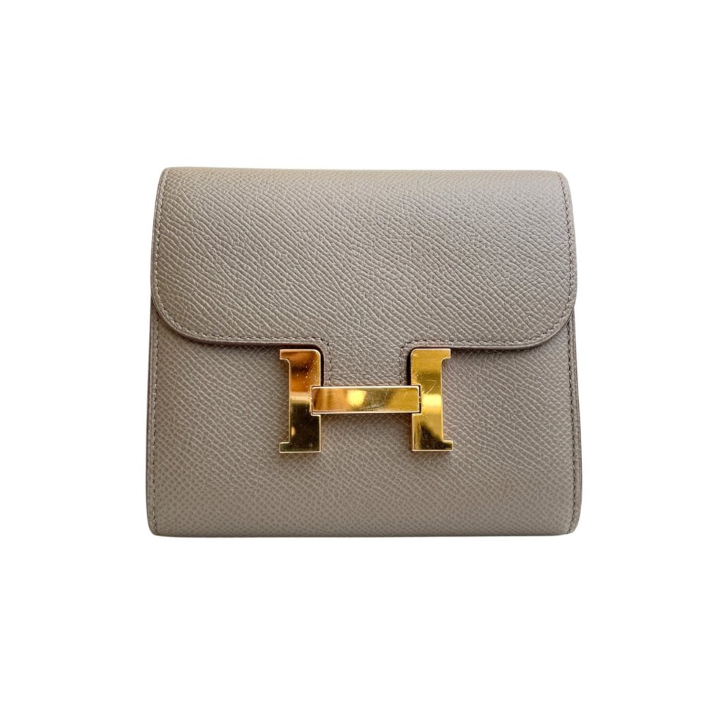 希少【国内発送】オーストリッチ HERMES Constance Wallet Long_constance_compact_wallet.
