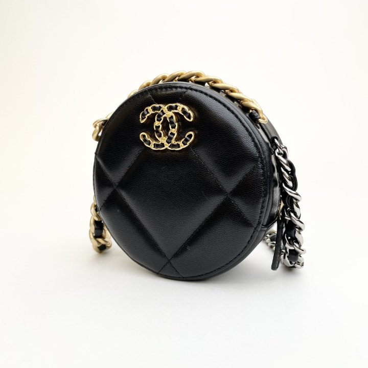 Chanel 19 Round Crossbody Bag Luxe Du Jour