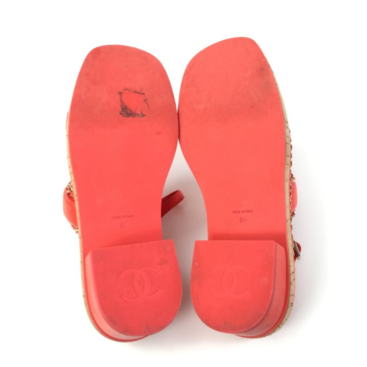 Chanel Platform Sandals Sz 39 - Luxe Du Jour