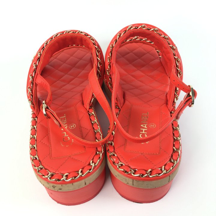 Chanel Platform Sandals Sz 39 - Luxe Du Jour