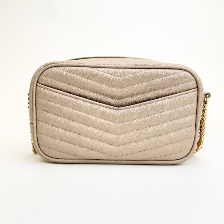 【SAINT LAURENT】LOU MINI CAMERA BAG Saint Laurent Lou Mini YSL Camera Bag in Smooth Quilted