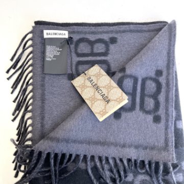 Gucci Balenciaga Cashmere Scarf - Luxe Du Jour
