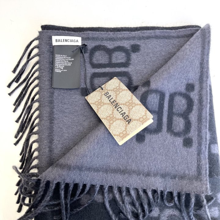小物 BALENCIAGA scarf BALENCIAGA Wool-jacquard scarf | NET-A-PORTER