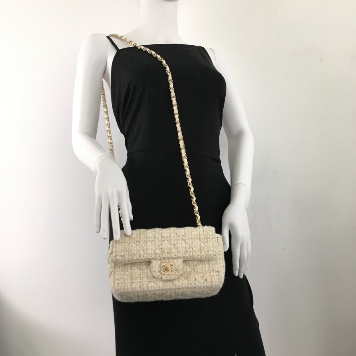 Chanel Tweed Mini Rectangle - Luxe Du Jour