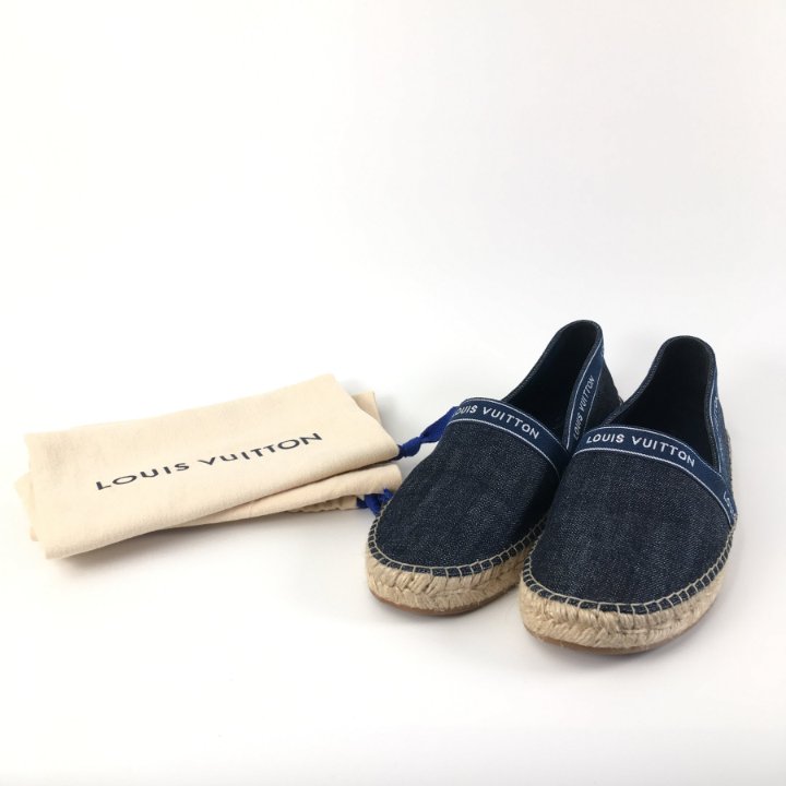 Louis Vuitton Denim Espadrilles Sz 41 - Luxe Du Jour