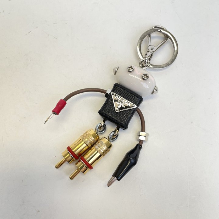 Prada Edward Robot Key Charm - Luxe Du Jour
