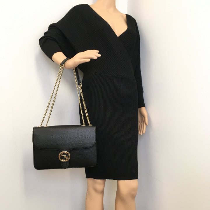 GUCCI ヴァニティバッグ オフィディア〕スモール バニティバッグベージュ＆ダーク