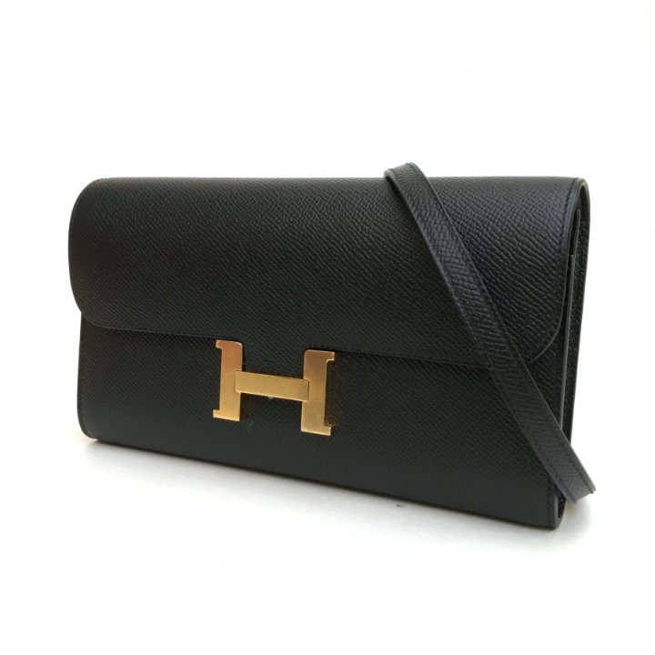 超レア★即納★HERMES Constance Slim 黒/ゴールド金具 Hermes Constance To Go - Luxe Du Jour