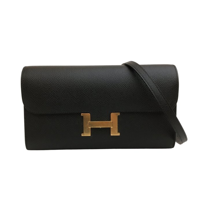 【コーデをより華やかに】HERMES Constance スリムウォレット HERMES】エルメス コンスタンス ミニ財布 スリムウォレット