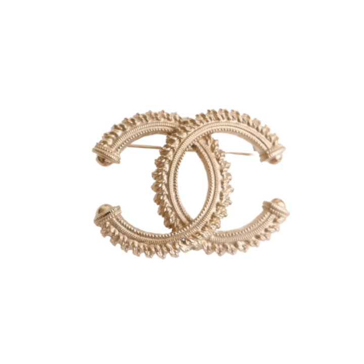 【CHANEL】Chanel CC brooch★ブローチ ゴールド【ランク:A】 Chanel CC Brooch - Luxe Du Jour