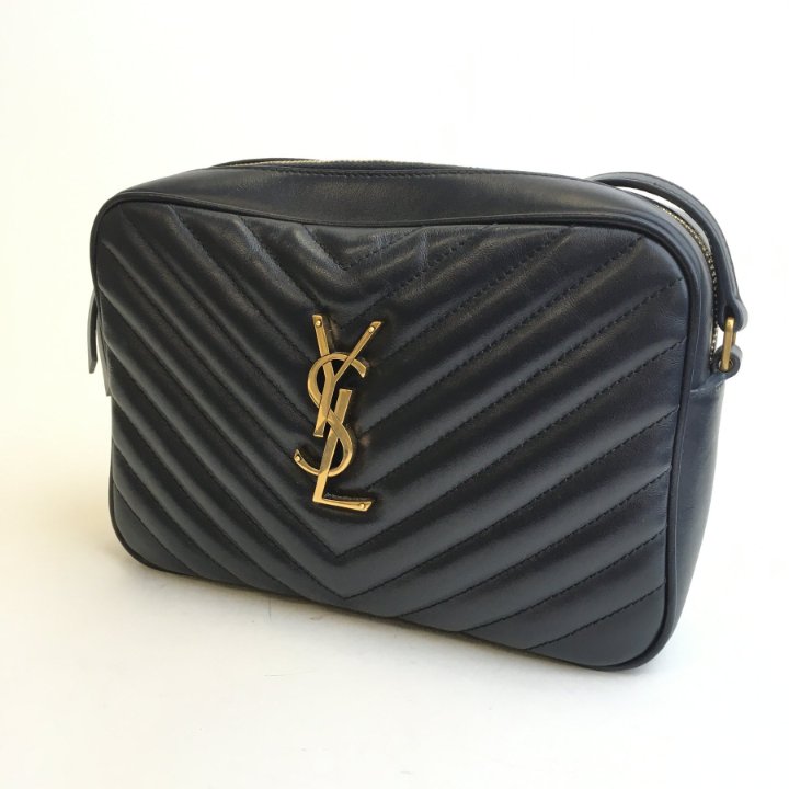 【SAINT LAURENT】LOU CAMERA BAG Saint Laurent (YSL) Lou Camera Bag | Blue Handbags - Luxe Du