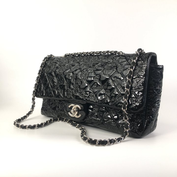 25A CHANEL ◆ ツヤ ブラック グローブ ギフトに最適！完売前に! 2VjHi4iIjFy7TPlmdDXiYsxyxCO_x7