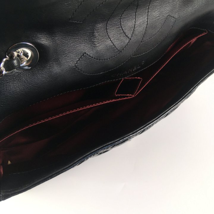 Chanel Jumbo Black Patent Lucky Symbols Flap Bag - Luxe Du Jour