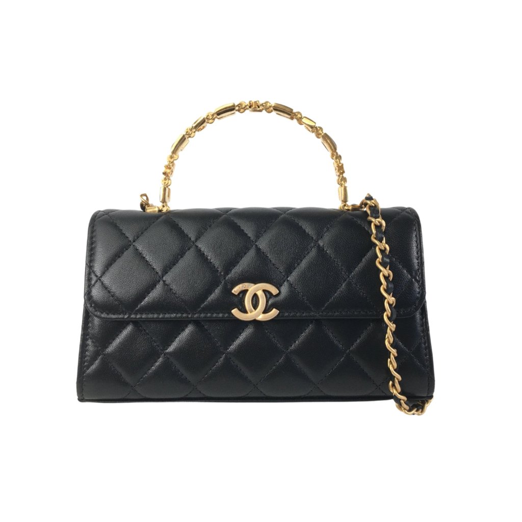 Chanel Phone Holder With Chain - Luxe Du Jour