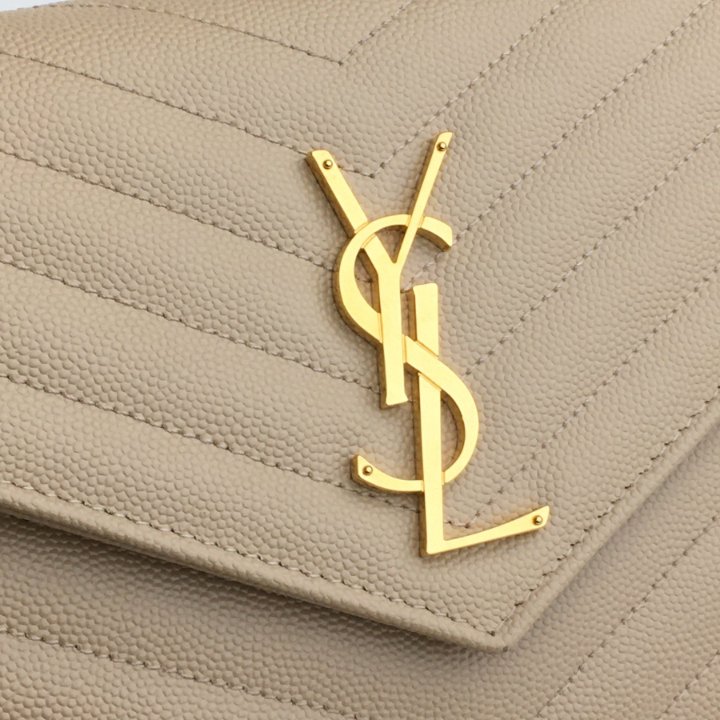 Saint Laurent (YSL) Cassandra Chain Wallet - Luxe Du Jour