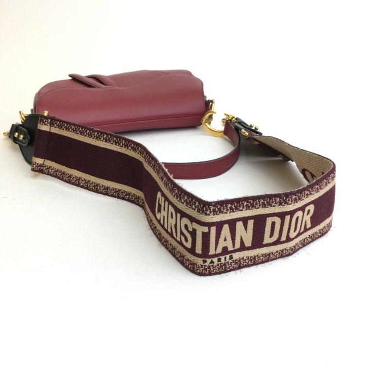 【24C★女性らしさ際立つレッド♪】DIOR SADDLE バッグ Dior Saddle Medium Oblique Jacquard Red | SACLÀB