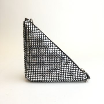 ★TOUT Y EST★ TRIANGLE MICRO BAG BLUE FNSMN02BLF Prada Mini Crystal Triangle Shoulder Bag - Bergdorf Goodman