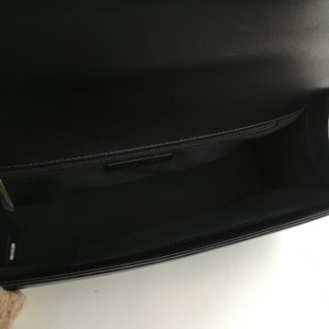 Chanel New Medium Boy Bag - Black Shoulder Crossbody Handbag