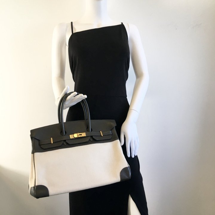 靴 tod's birkin laced 35 1/2 A BRIQUE CALFBOX LEATHER BIRKIN 35 BAG, HERMÈS, 1999