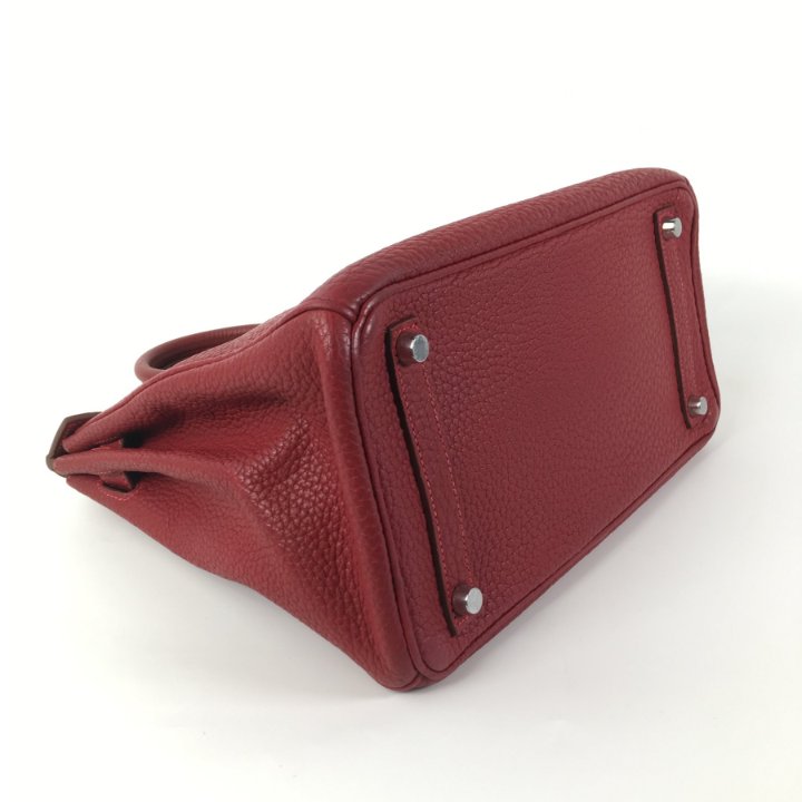Hermes Birkin HAC 28 Rouge H Fjord PHW - Luxe Du Jour