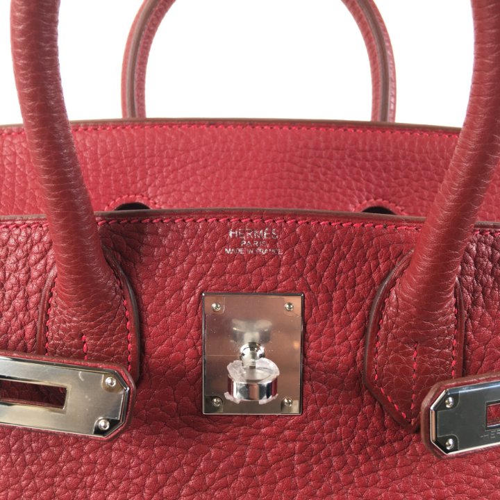 HERMESバンクレット Kelly 28 Sellier Red (Rouge) Box Calfskin Gold Plated T