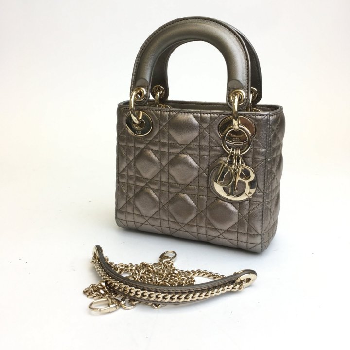 【大人上品☆】Dior Lady Dior ミニ DIOR | Lady Dior バッグ ミニ カナージュ パテントカーフスキン