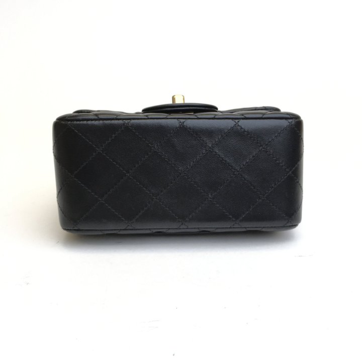 Chanel Mini Square - Black Shoulder Handbag - Luxe Du Jour